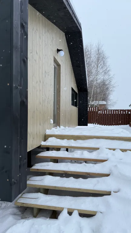 Большой новый дом с сауной и камином в элитном поселке