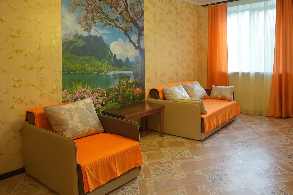 Квартира Просторная 3-комнатная квартира в удобном месте — Алушта