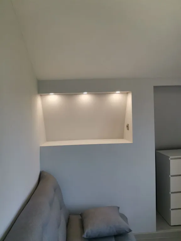 Современная студия с евроремонтом