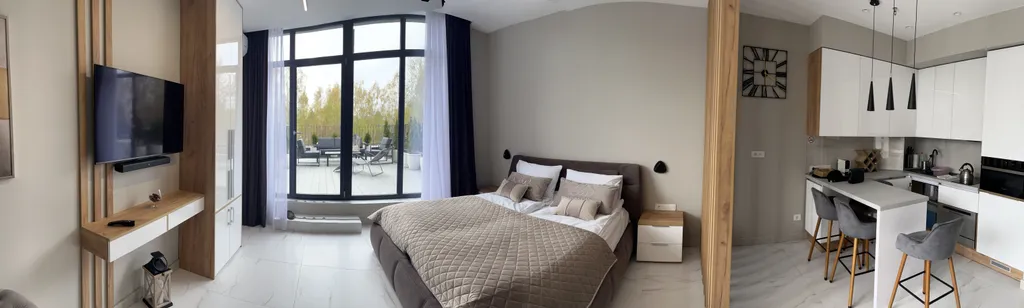 Апартамент с террасой west crystal