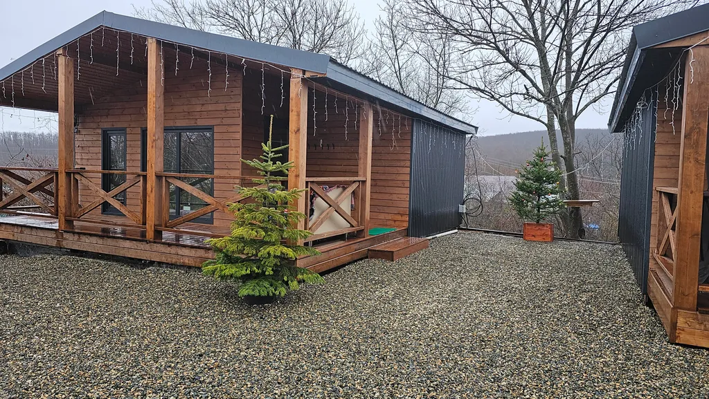 Коттедж Уютный домик в горах с тёплым бассейном и баней — аренда посуточно в Каменномостский