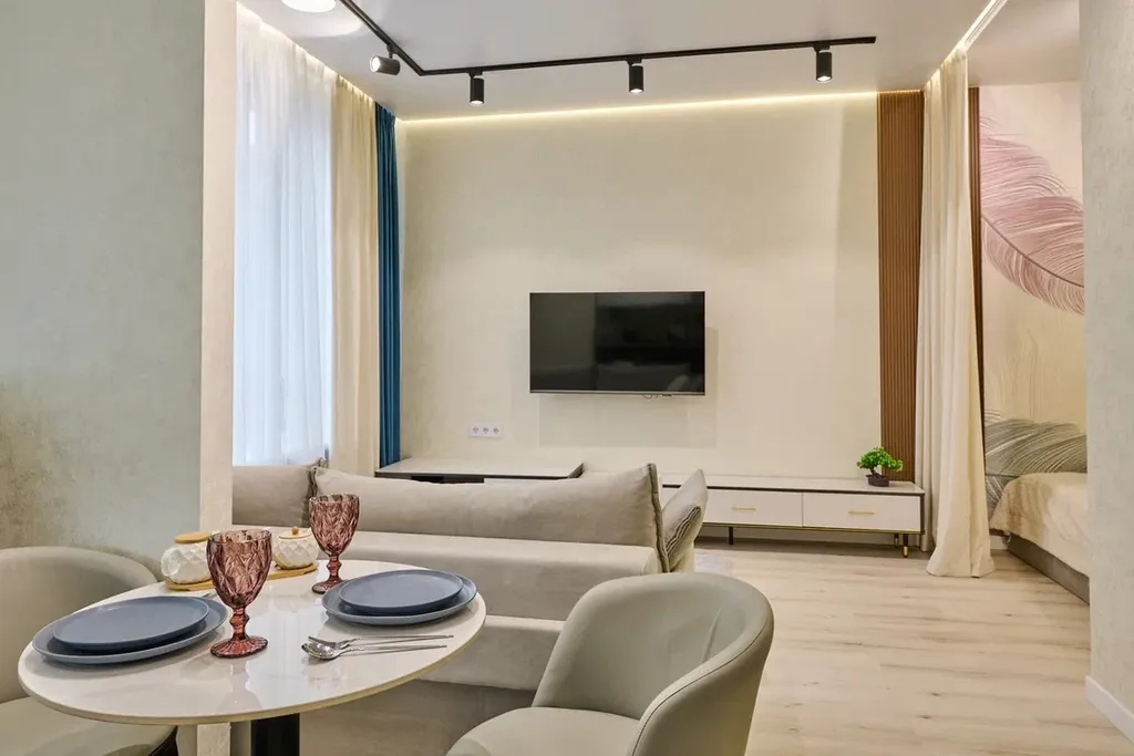 Квартира Квартира Студия с видом на Москва сити и набережную Москва реки — Москва