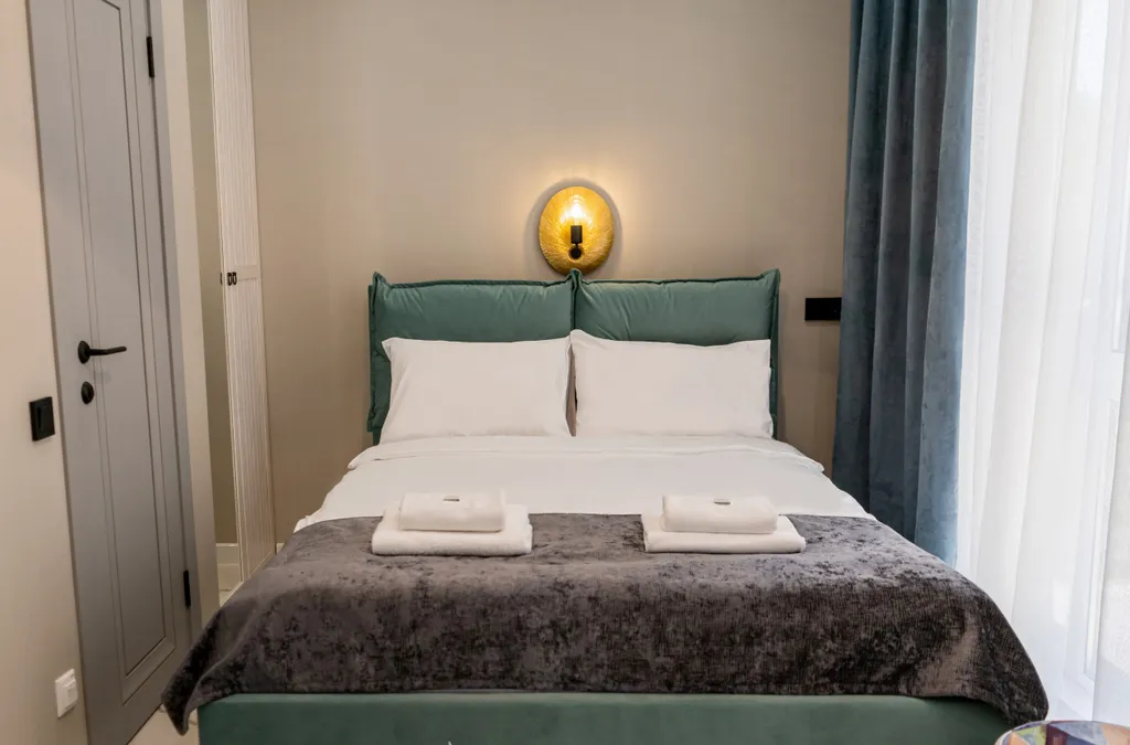 Квартира Квартира Яркий и уютный апартамент с балконом в ЖК Сорренто Парк — Сириус