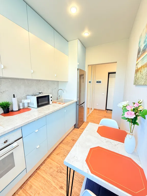 Квартира для семейного отдыха с панорамным окнами — аренда посуточно в Пионерский