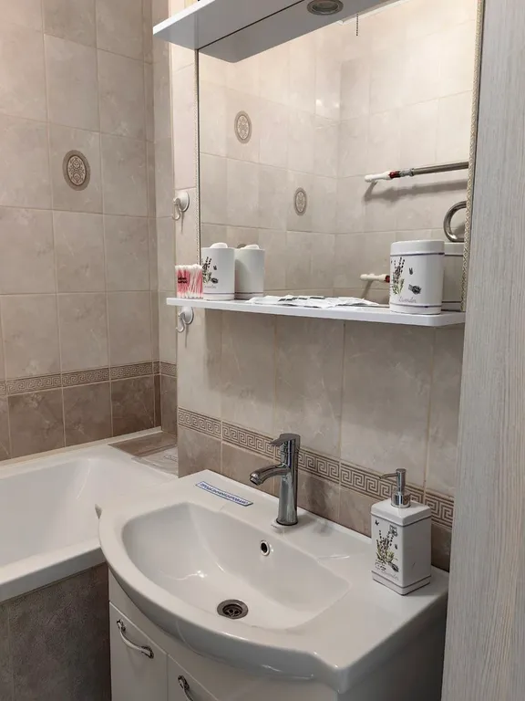 Уютная студия с видом на город