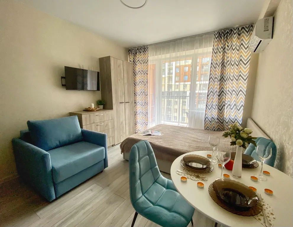 Апартамент с видом на море и в трёх минутах от пляжа