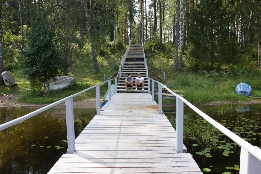 Большой номер с баней на 5 человек