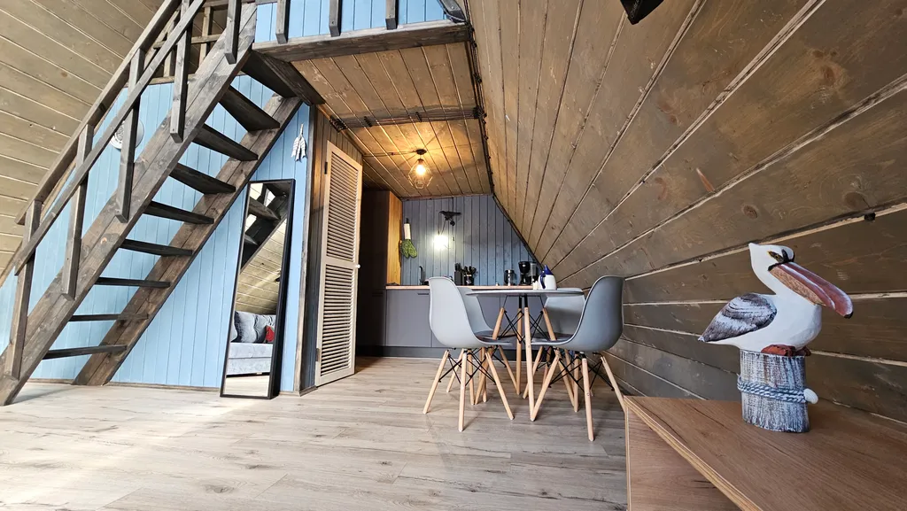 Дом А-Фрейм с террасой №5