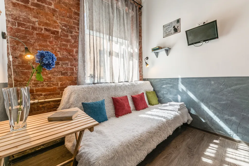 Квартира Квартира Уютная двухуровневая студия в центре СПб, напротив Московского вокзала — Санкт-Петербург