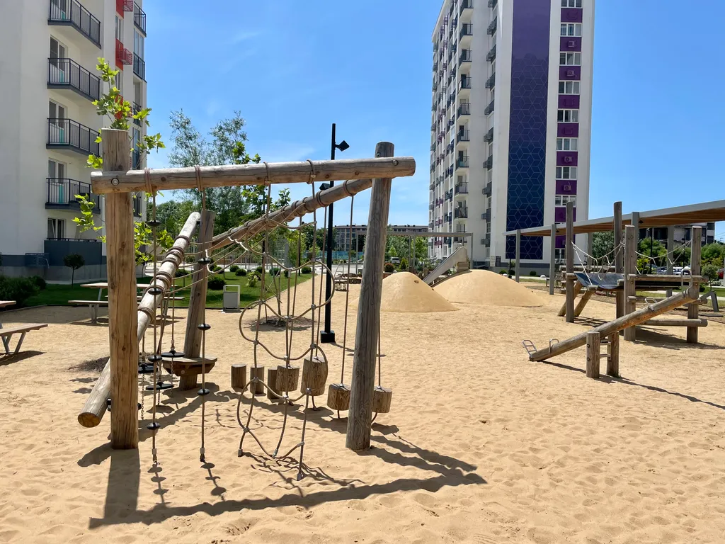 Квартира морент с яркими акцентами в ЖК Фрукты