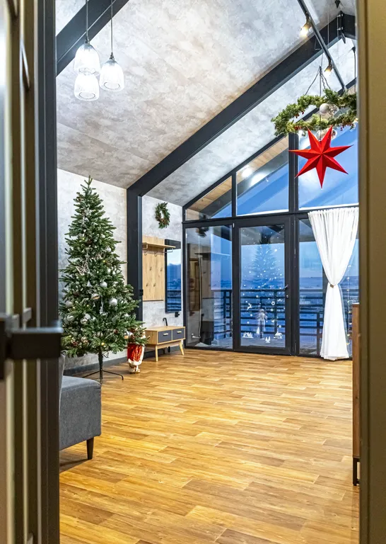 Коттедж Дом с сауной с двумя спальнями — Иннолово