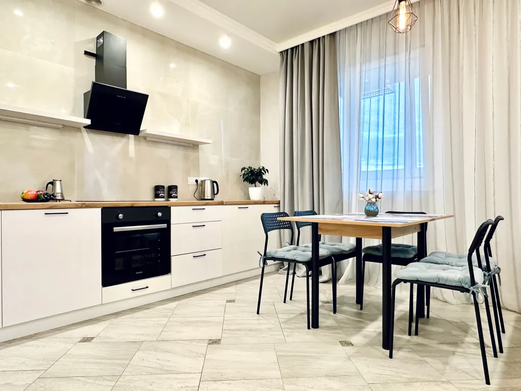 Квартира Стильные апартаменты с потрясающим видом на реку Кубань — Краснодар