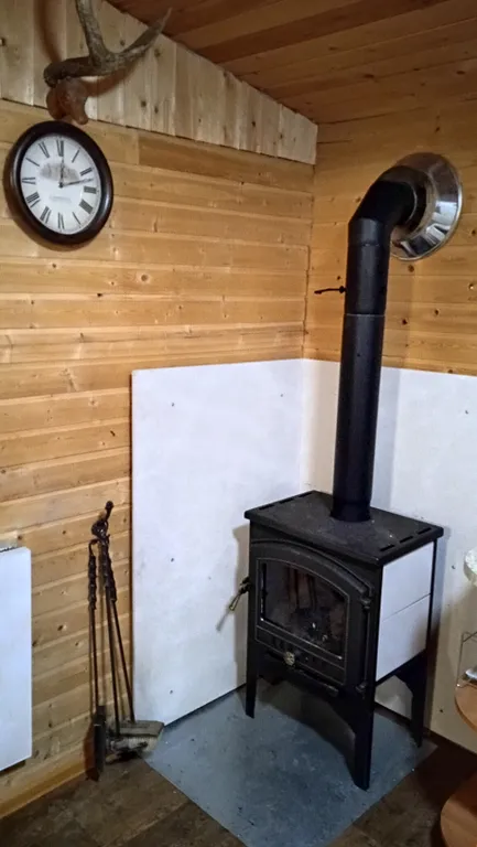 Охотничий дом с медведем на Ладоге