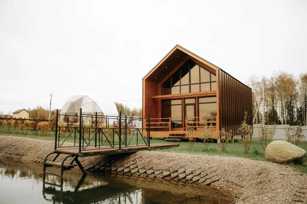 Дом в стиле Барнхаус