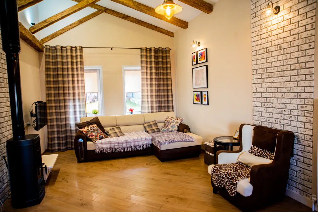 Дом у соснового леса со всеми удобствами