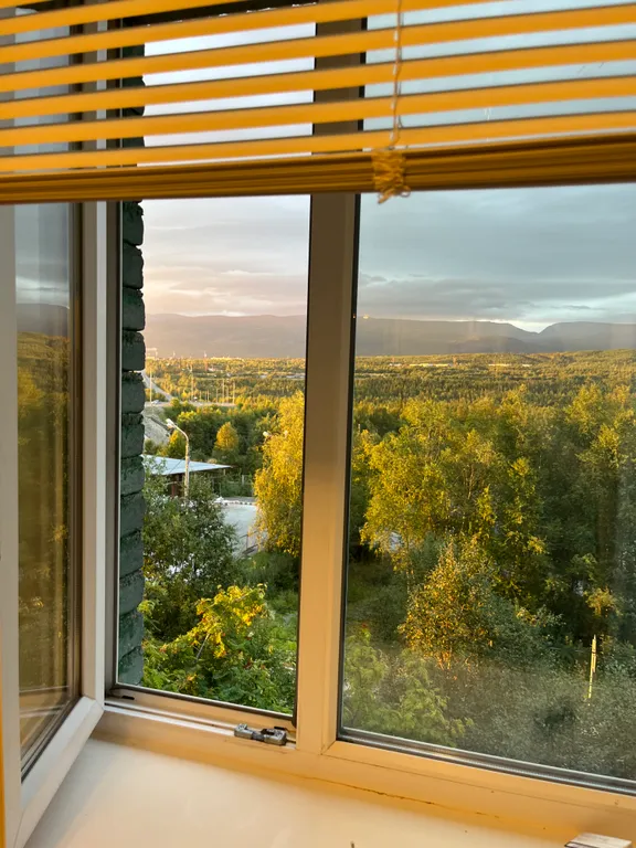 Квартира с видом на горы Хибины