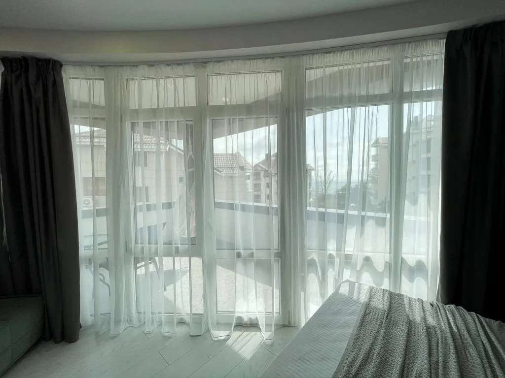 Апартаменты с большим балконом в 3 минутах от моря