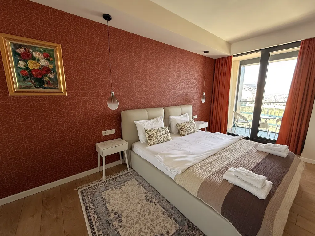 Двухкомнатная квартира с видом на море, Porta Batumi Tower