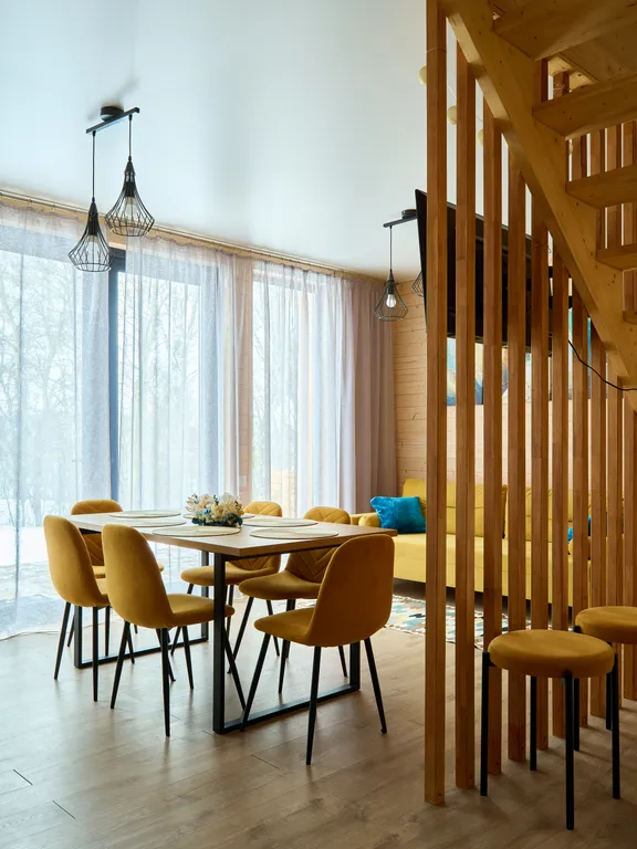 Дом у реки с баней