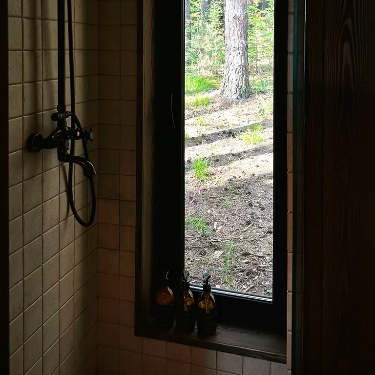 Дом с купелью и камином