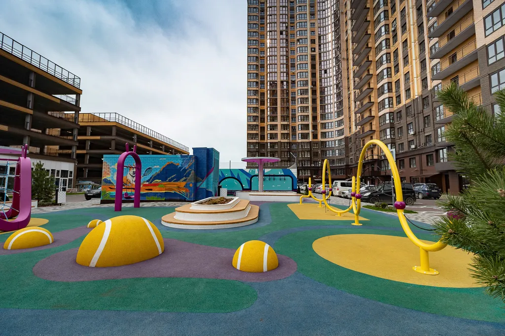 Квартира Квартира Уютная студия с Панорамным видом в Достоянии — Краснодар