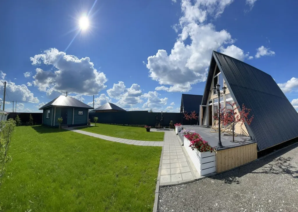 Уютный А-Фрейм домик