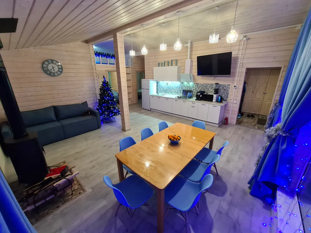 Дом Небесный с сауной и купелью на берегу Ладожского озера