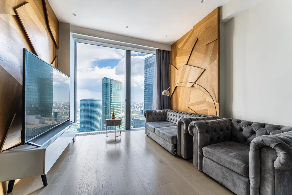 Апартамент на 63 этаже с видом на башни