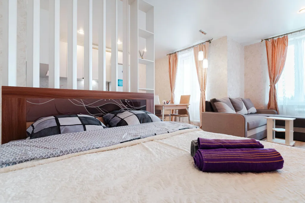 Уютная квартира-студия в центре левого берега Иртыша