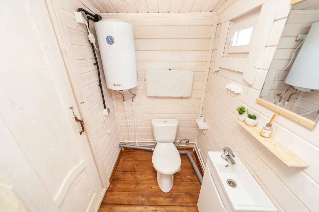 Домик на двоих с панорамным окном №3