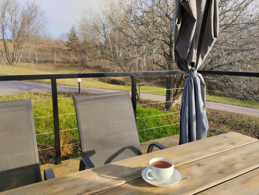 Панорамный дом с террасой