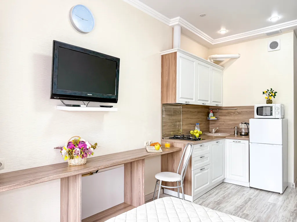 Квартира Квартира Уютная студия с балконом — Геленджик