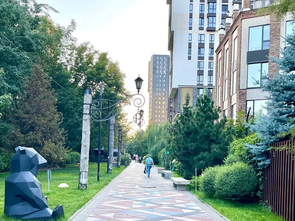 Квартира Квартира Красивая студия на 19 этаже с видом на Mоcкву — Москва