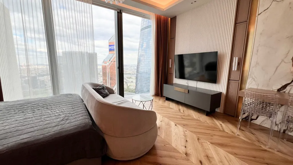 Квартира Студия на 58 этаже с видом на Сити — аренда посуточно в Москва