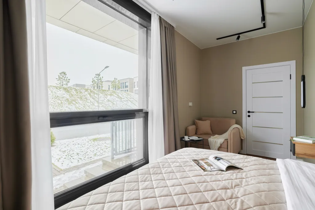 Охтаинн с сауной и террасой