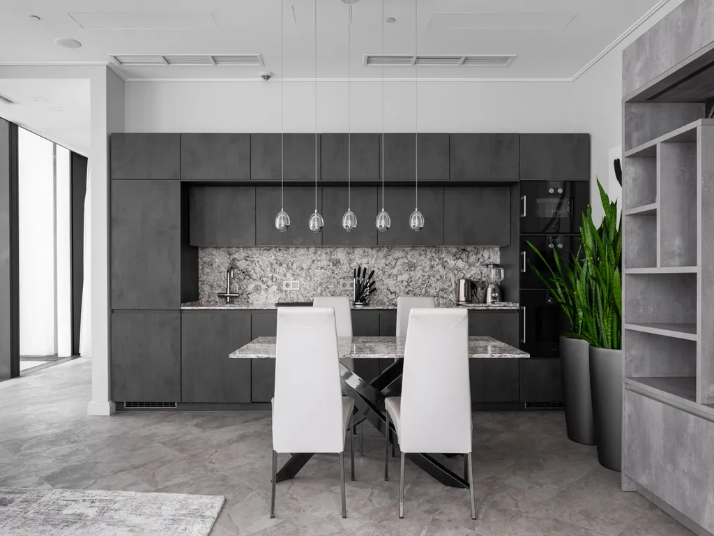 Стильный угловой апартамент в Neva Towers