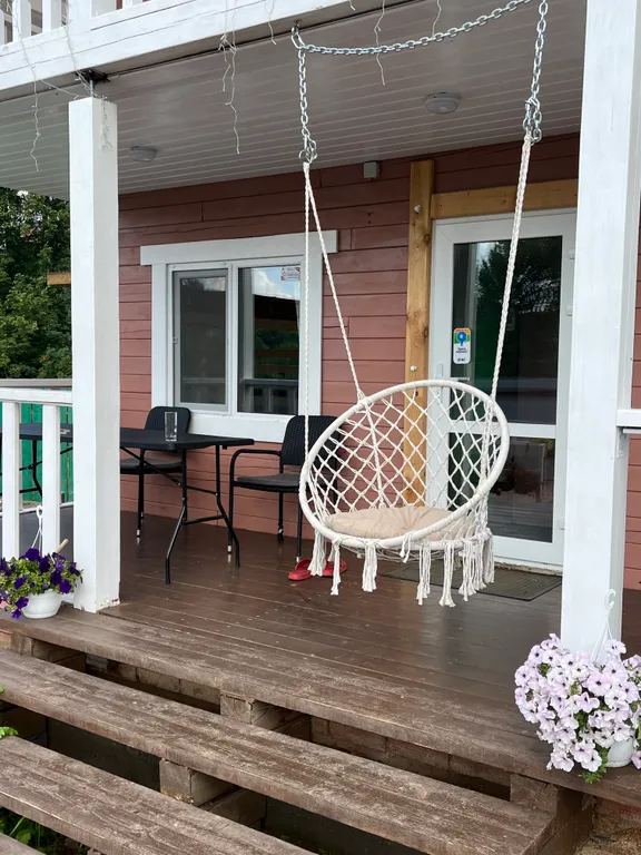 Домик на пруду, банька на дровах