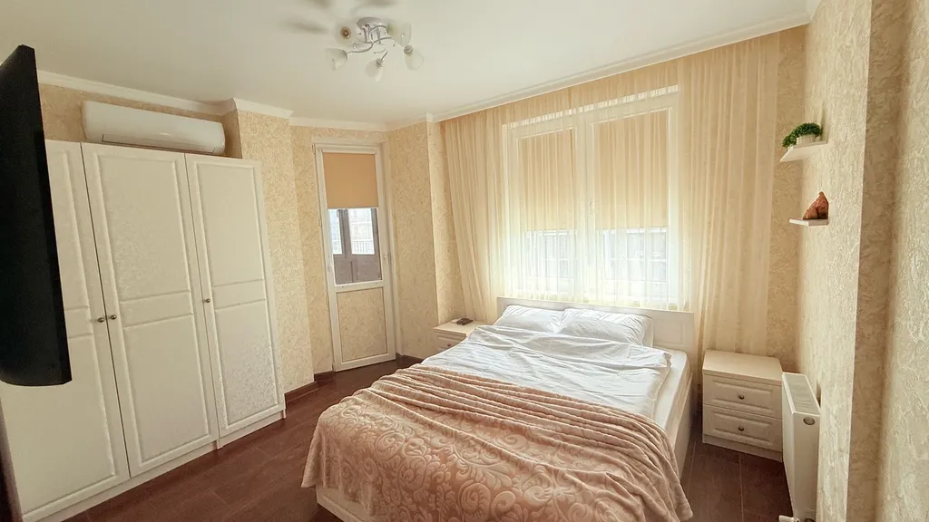 Квартира Просторная 2х комнатная квартира с видом на море — Анапа