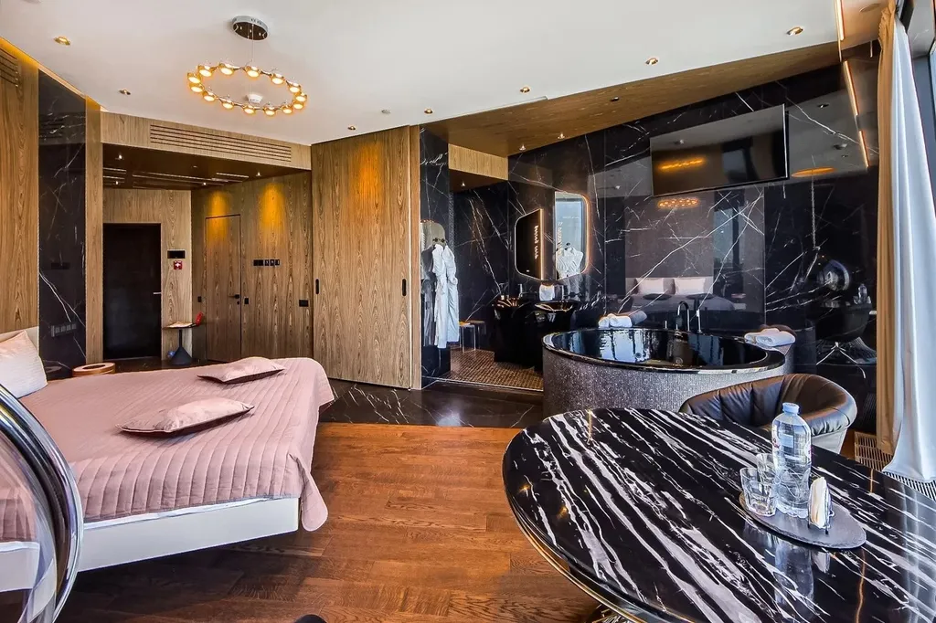 Роскошная студия с джакузи на 77м этаже Федерация