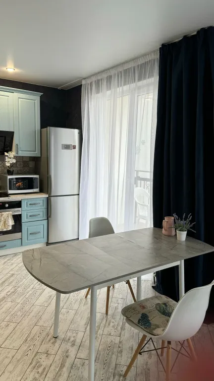 Студия с видом на море и горы