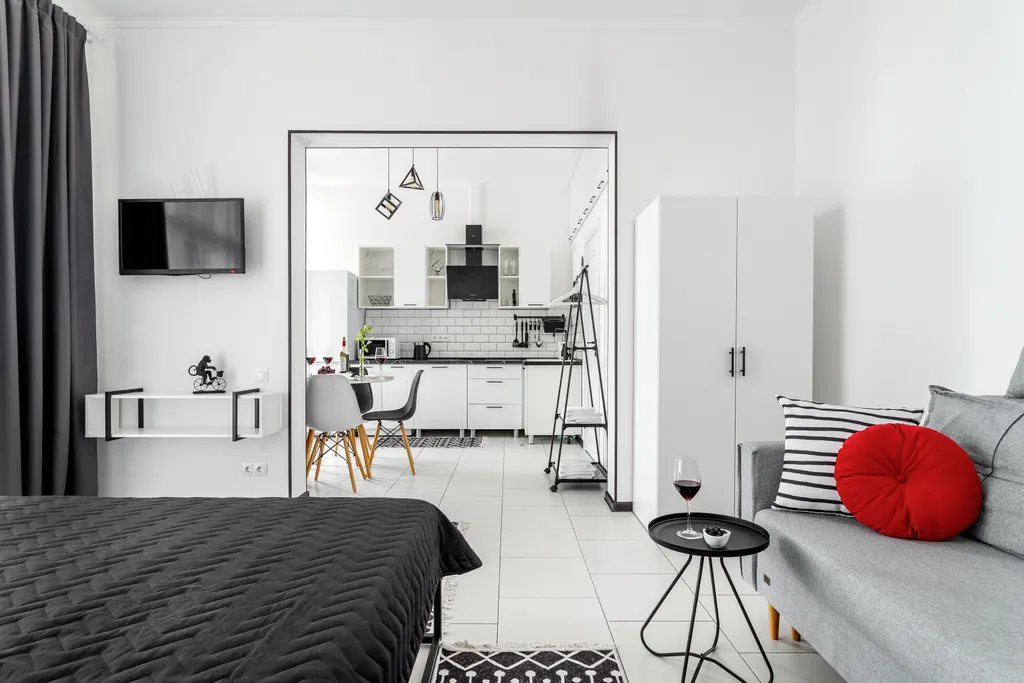 Квартира Квартира Дизайнерская студия с видом на море от Home Group apartments — Геленджик