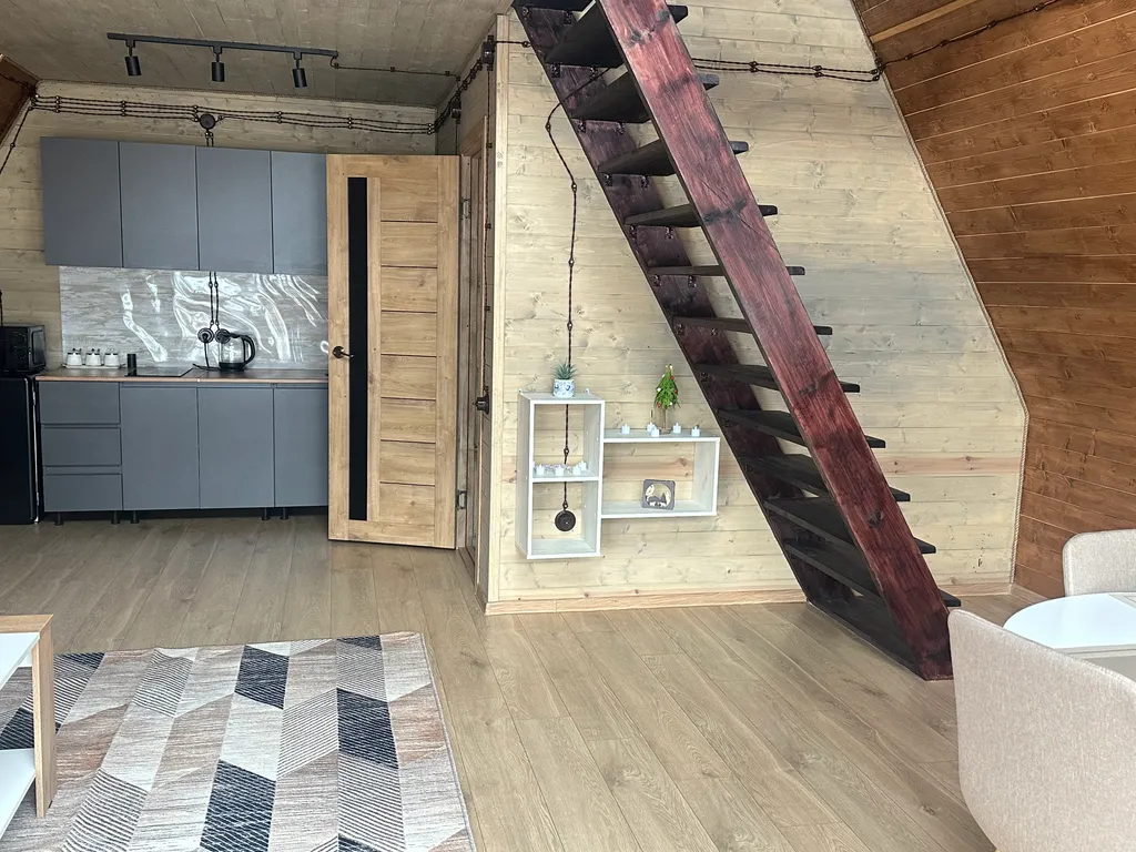 Коттедж Коттедж А-фрейм в живописном месте — Архыз