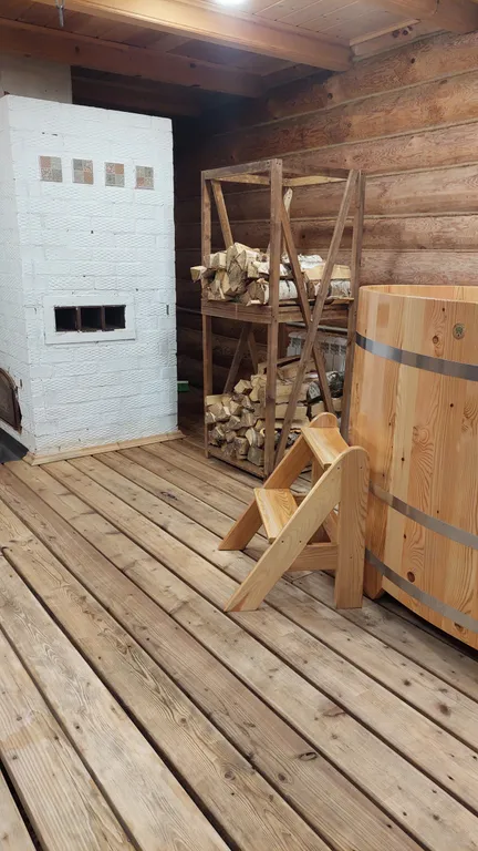 Уютный дом с баней рядом с рекой и лесом