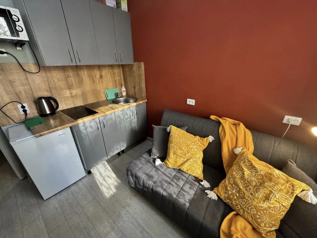 Студия для двоих гостей вблизи Центра города