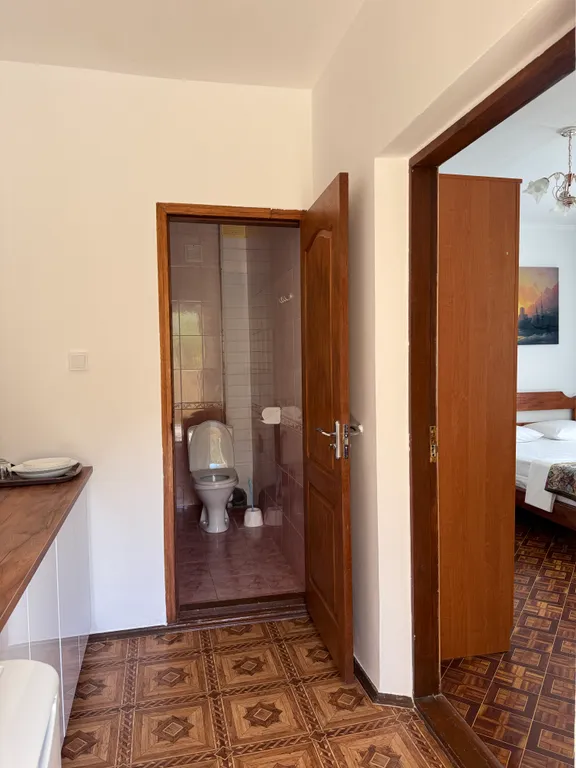 Просторная студия с собственной террасой у хореки рядом с аквапарком