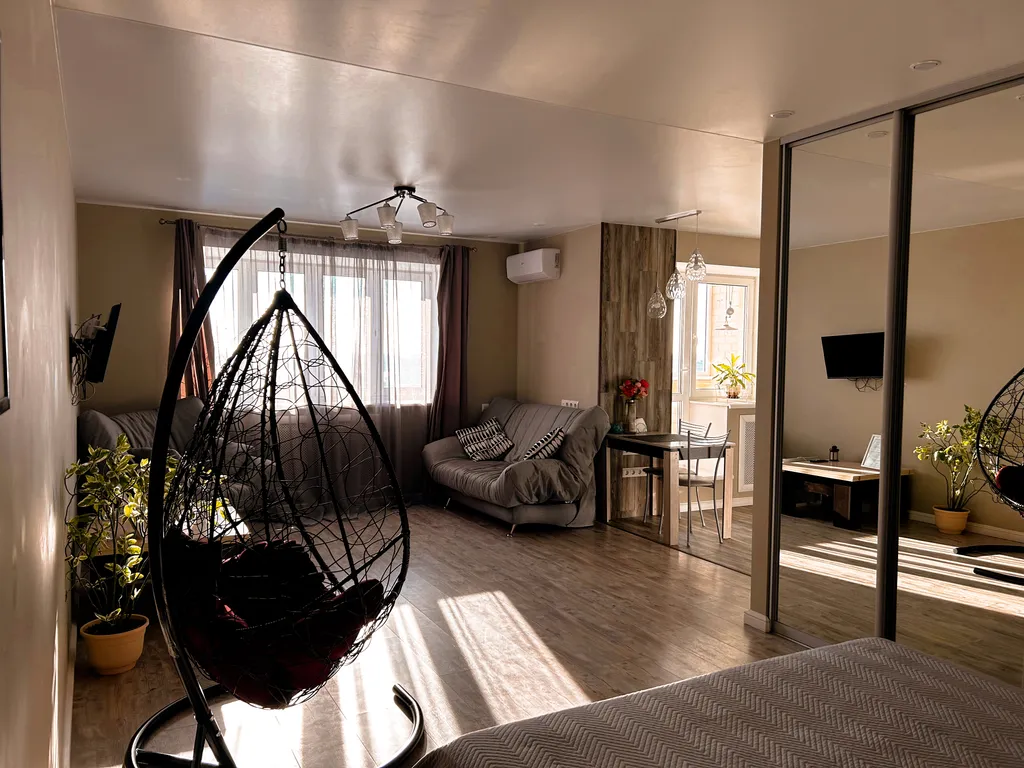 Апартаменты в центре с видом на Волгу