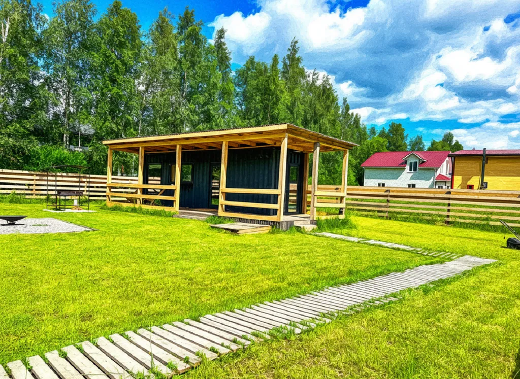 Уютный загородный дом на собственном участке