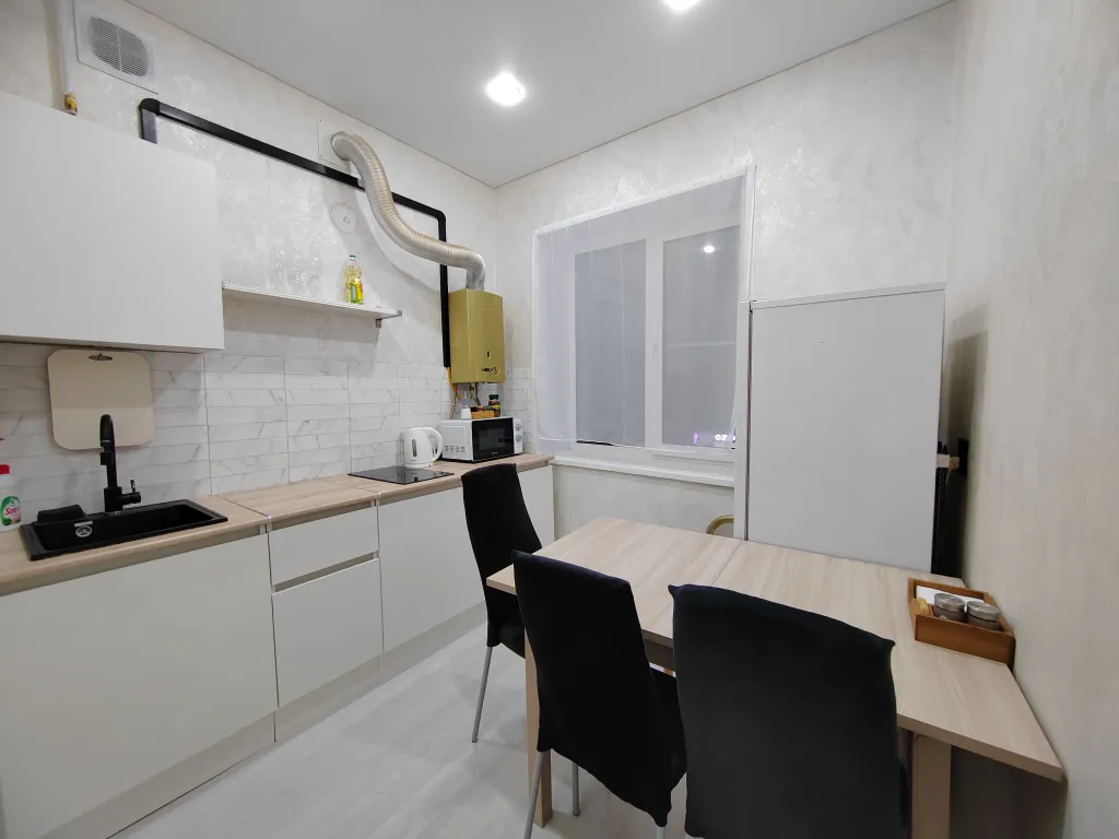 Светлая квартира для большой компании