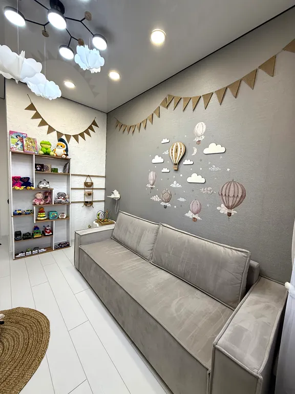 Квартира с детской комнатой и шикарным видом 24 этаж