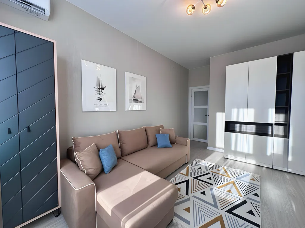 Стильная 2-комнатная квартира для большой компании